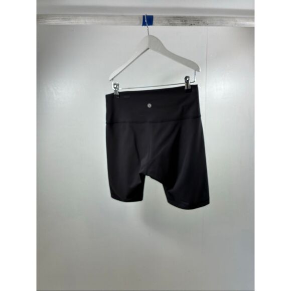 Lululemon Wunder Under High Rise Biker Shorts in Black Womens Size 10 - Picture 2 of 6